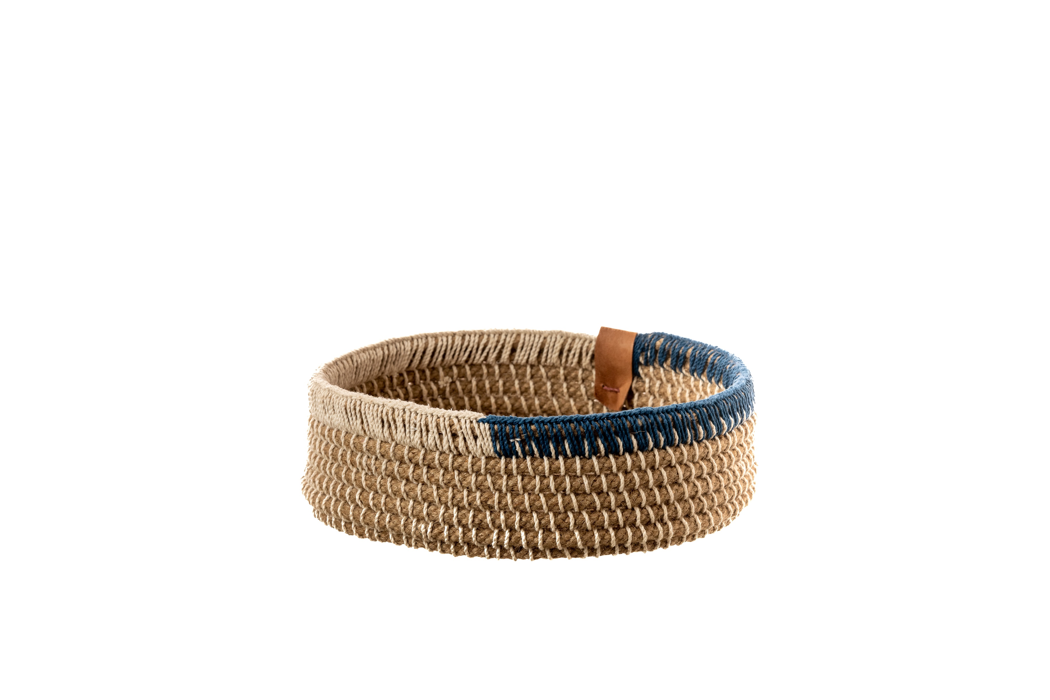 Blue and White Rim Multipurpose  Storage Gift Basket - image 3